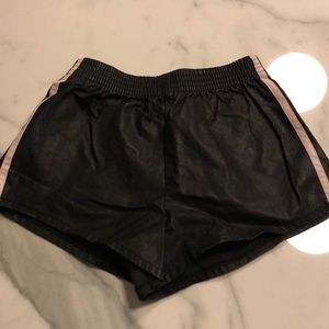Pleather Shorts